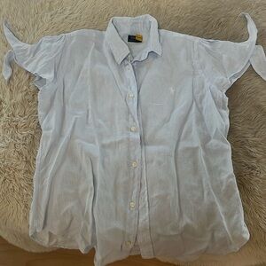 Light blue lines Ralph Lauren summer shirt